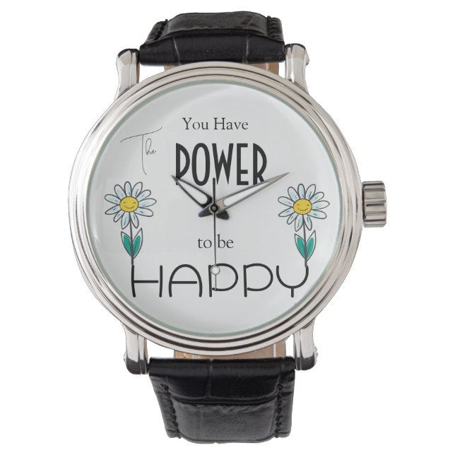 RELÓGIO O PODER A SER FELIZ E-WATCH (Frente)
