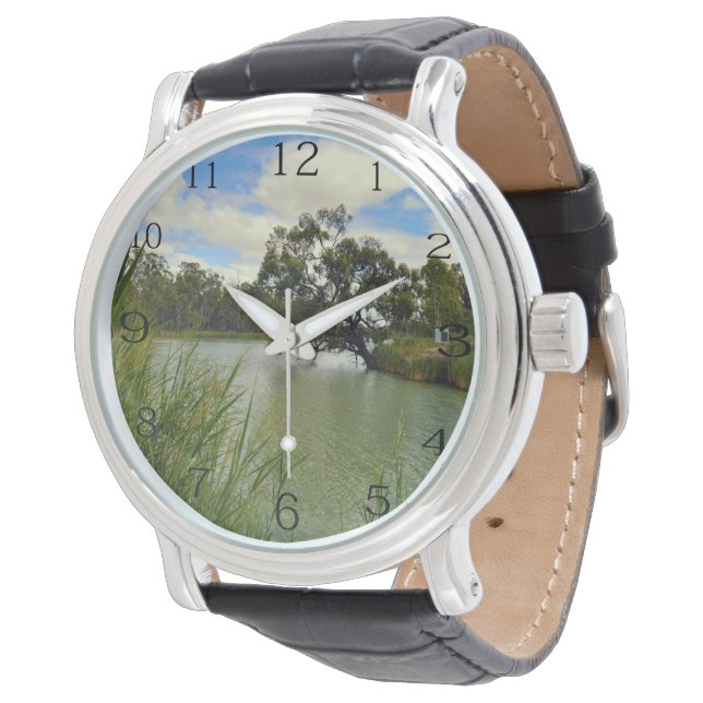 Relógio O poderoso rio Murray Austrália, (Angular)