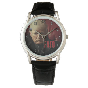 Relógio O Presidente Donald Trump FAFO FAFO e descubra