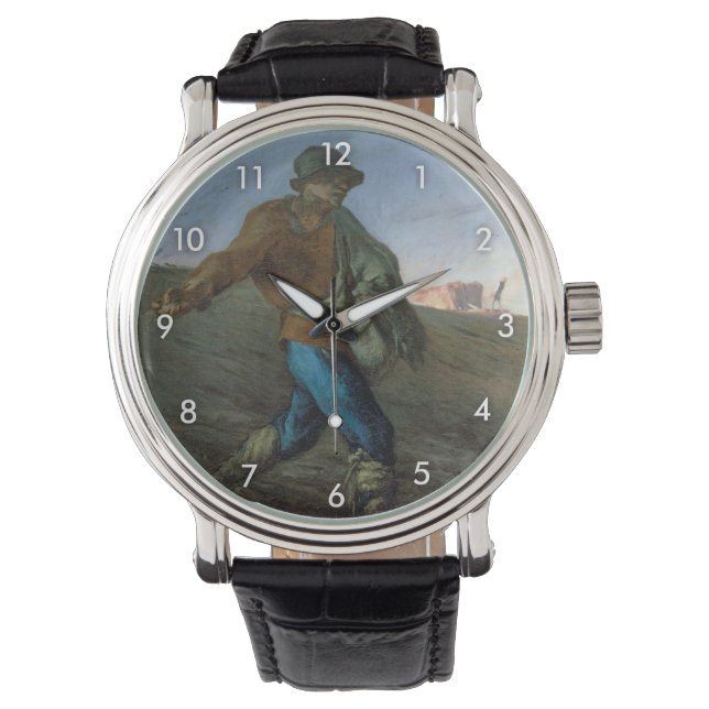Relógio O Sower, Jean-Francois Millet (Frente)