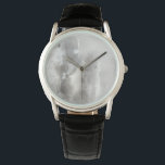 Relógio Objetos Místicos - Cinzas<br><div class="desc">Objetos Místicos III por Joyce Combs. Design de cinza macia em tons variados.</div>