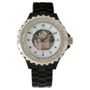 Relógio Observatório feminino - Personalizado - Rinoestone