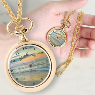 Relógio Ocean Sunset 0735 Necklace Watch