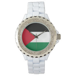 Relógio oficialmente pavilhão do Estado da Palestina