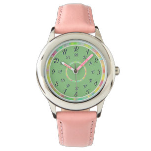 Relógio Olhar Verde Rosa Sage
