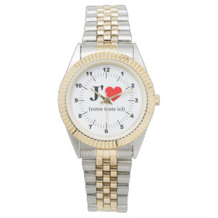 Relógio Olho de bracelete de dois tons para as mulheres