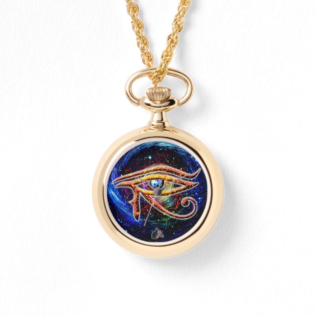 Relógio Olho De Horus Necklace Watch (Frente)