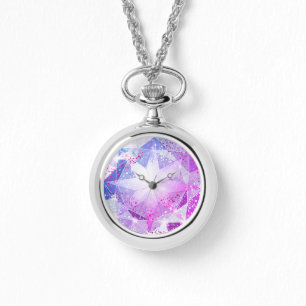 Relógio Olho Rinotraqueal de Gemstone Rinotraqueíte Azul