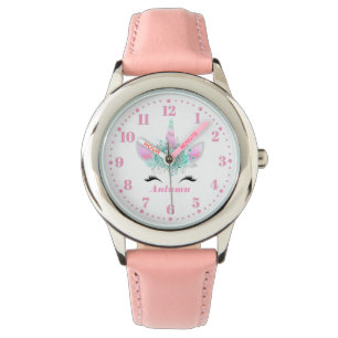 Relógio Ombre Unicorn Personalizado Observador de Crianças