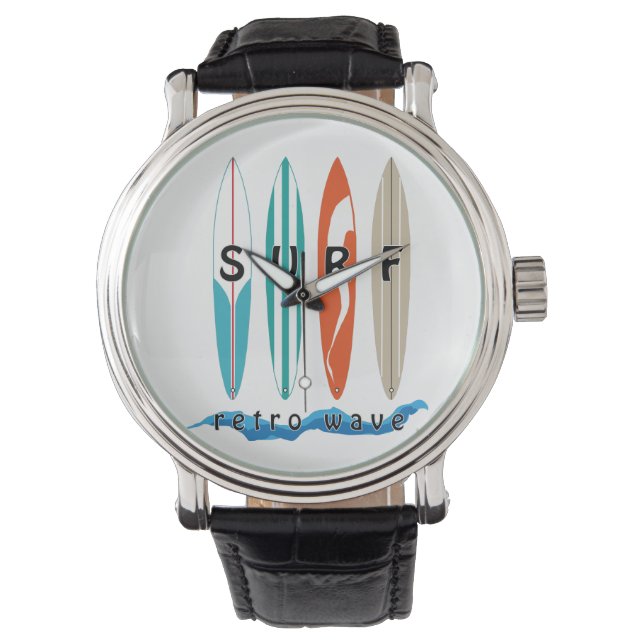 Relógio Onda Retroativa do Surf Reloj (Frente)