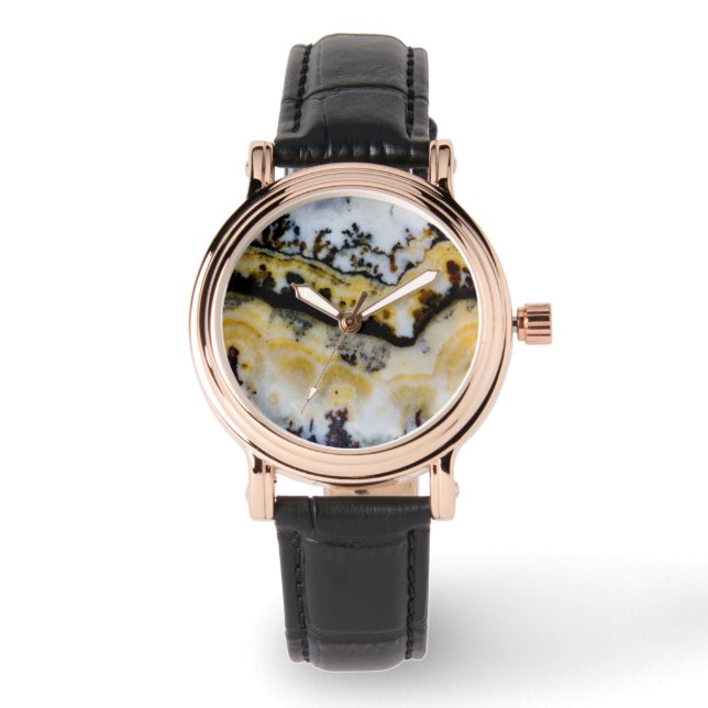 Relógio Ônix de Renda Prata (Frente)