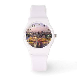 Relógio Ópera de Sydney à noite