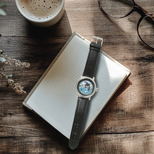 Relógio Orca Killer Baleia - Oceano Azul (Criador carregado)