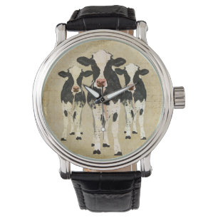Relógio ornamentado das vacas