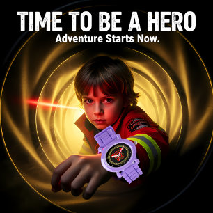 Relógio Ouro do departamento dos bombeiros e crachá