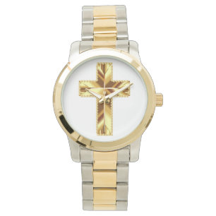 RELÓGIO OURO HOLY CROSS