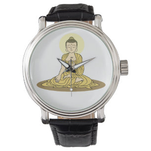 Relógio Ouro Serenity Buddha Watch