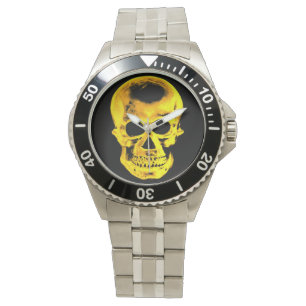 Relógio Ouro Skull Watch