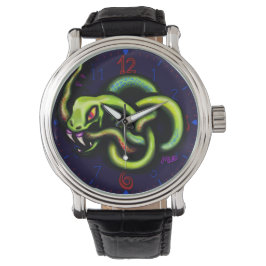 Relógio Ouroboros Cobra Tattoo Art eWatch