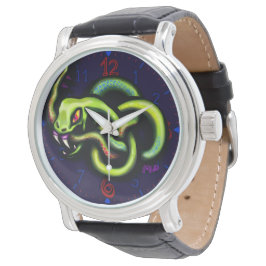 Relógio Ouroboros Cobra Tattoo Art eWatch