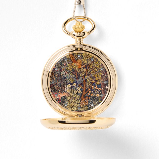 Relógio OUTROS ANIMAIS FLORESTAIS DO OUTONO, Hares,Faisão, (Frente)