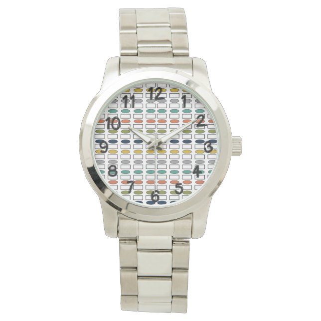 Relógio Ovals and Rectangles  Watch (Frente)