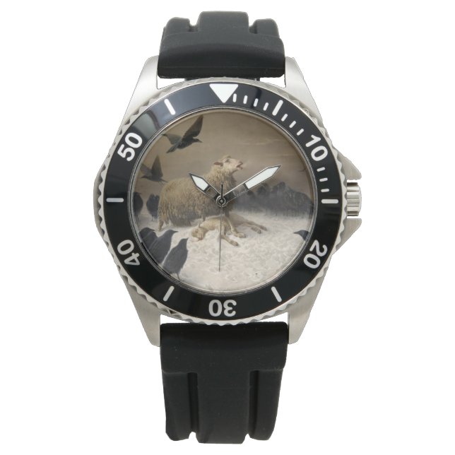 Relógio Ovelha com Morto (Frente)