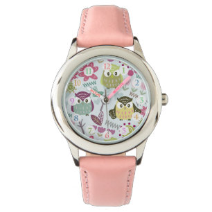 Relógio Owl Girl Blue Watch