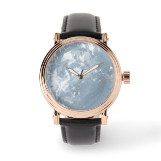 Relógio Padrão da geada de inverno