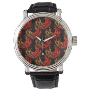 Relógio Padrão de Arte Abstrata Elegante Boho Moderno Fofo