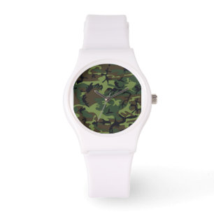 RELÓGIO PADRÃO DE CAMOFLAUGEM