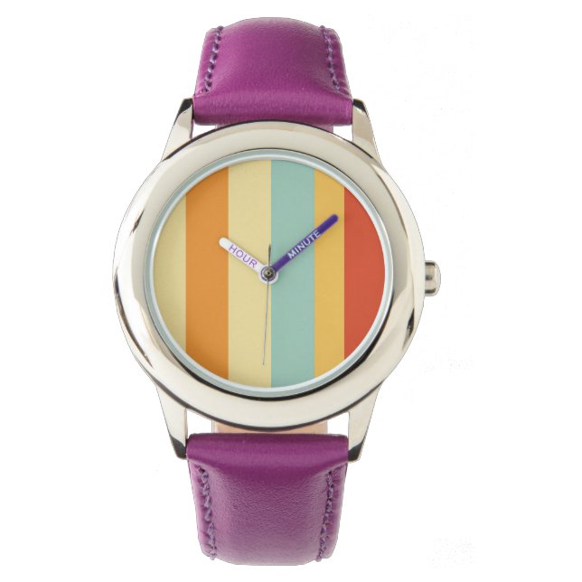 Relógio Padrão de cores com striping retroativo (Frente)