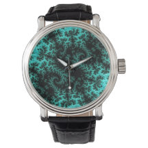 Padrão Fratural Verde abstrato Preto