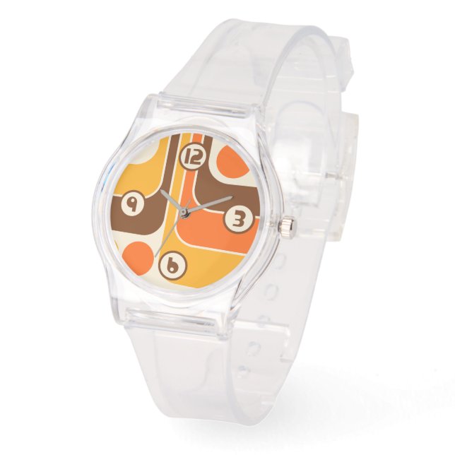 Relógio Padrão Geométrico do Estilo de Imagem Retroativa d (Ângulo)