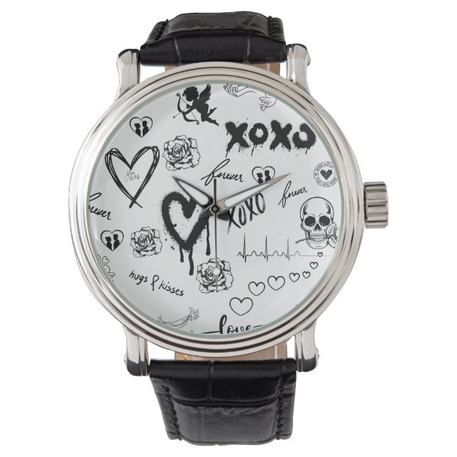 Relógio Padrão Gótico Sem Olho (Frente)