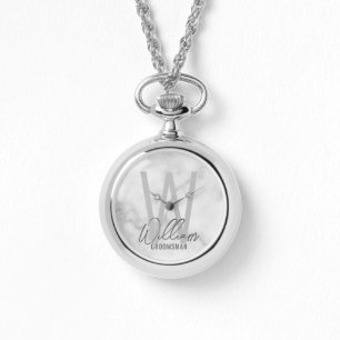 Relógio Padrinhos de casamento Personalizados de Script Mo