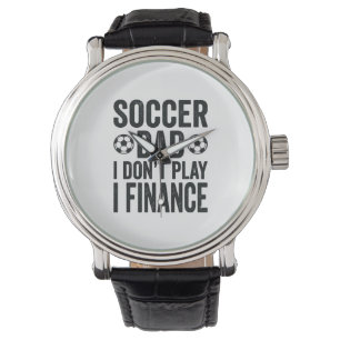 Relógio Pai de Futebol Eu Não Jogo Eu Financio Camiseta Vi