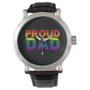 Relógio Pai Orgulhoso LGBT Pai Orgulho Gay