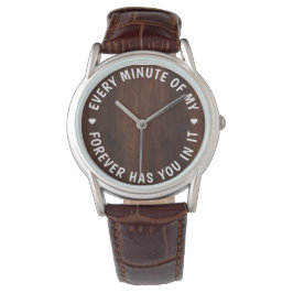 Relógio Pai Personalizado Moderno - Dia de os pais Branco