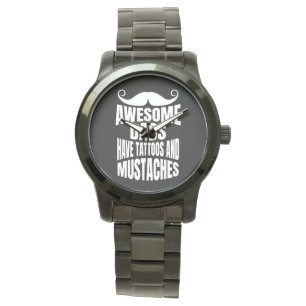 Relógio Pais Fantásticos Têm Tatuagens Black Watch