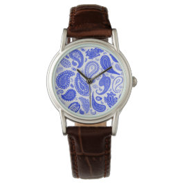 Relógio Paisley Blue Fashion Watch por Julie Everhart