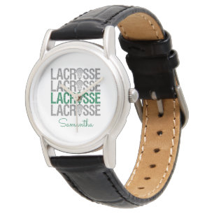 Relógio Palavra de Lacrosse Verde