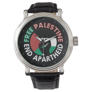 Relógio Palestina Livre Termina Pavilhão Apartheid
