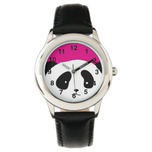 Relógio Panda rosa