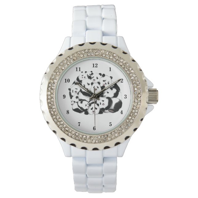 Relógio Panda Watch Gift Happy Family - Hug (Frente)