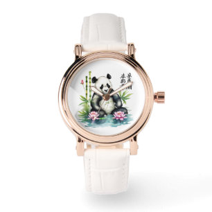 Relógio Panda Wristwatch, chinês, feminino