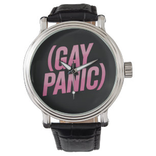 Relógio Pânico Gay Protesto LGBTQ Orgulho
