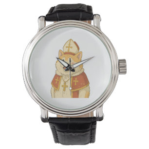Relógio Papa Akita Fofo - Design de Cachorro Engraçado