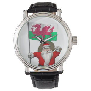 Relógio Papai Noel Com Alferes De Gales