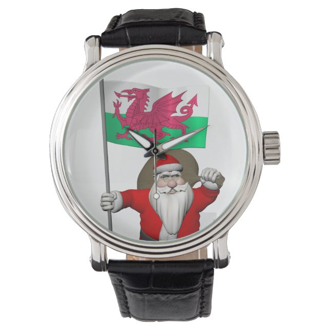 Relógio Papai Noel Com Alferes De Gales (Frente)